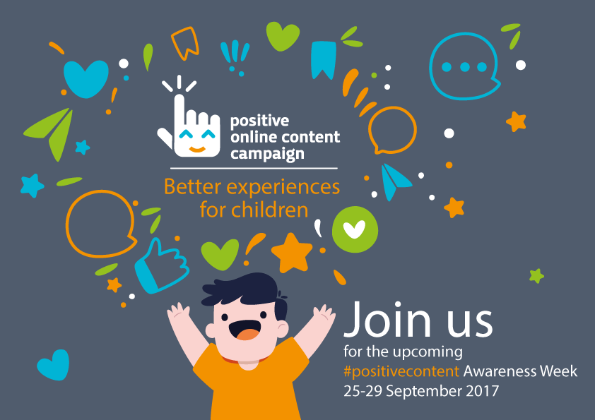 Posietieve online content voor kinderen awareness week
