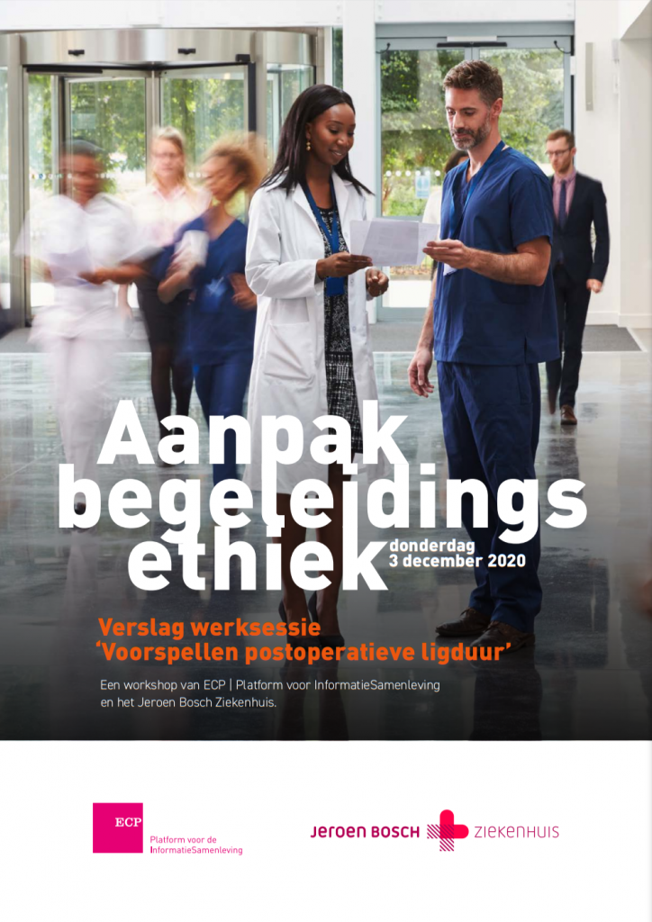 Voorkant pdf verslag begeleidingsethiek werksessie Jeroen Bosch Ziekenhuis
