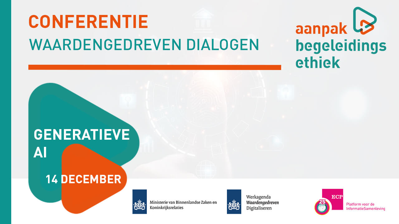 Conferentie Waardengedreven Dialogen – Generatieve AI - ECP | Platform ...